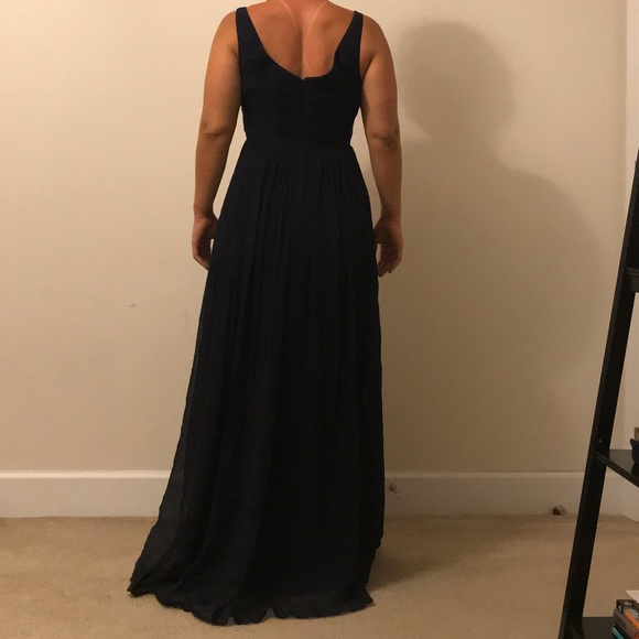 JCrew Heidi Gown (Navy Blue) - Picture 2 of 4